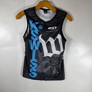 Squadra Kids Blueseventy K-Swiss Triathlon Cycling Tank Top Black Large 14/16